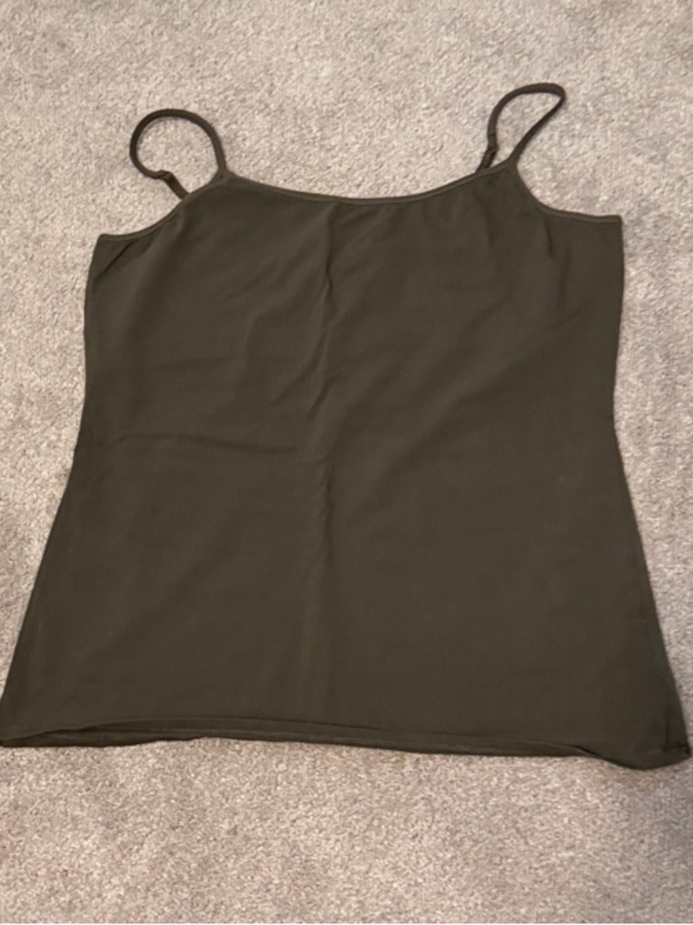 Express Olive Green Spaghetti Strap Cami